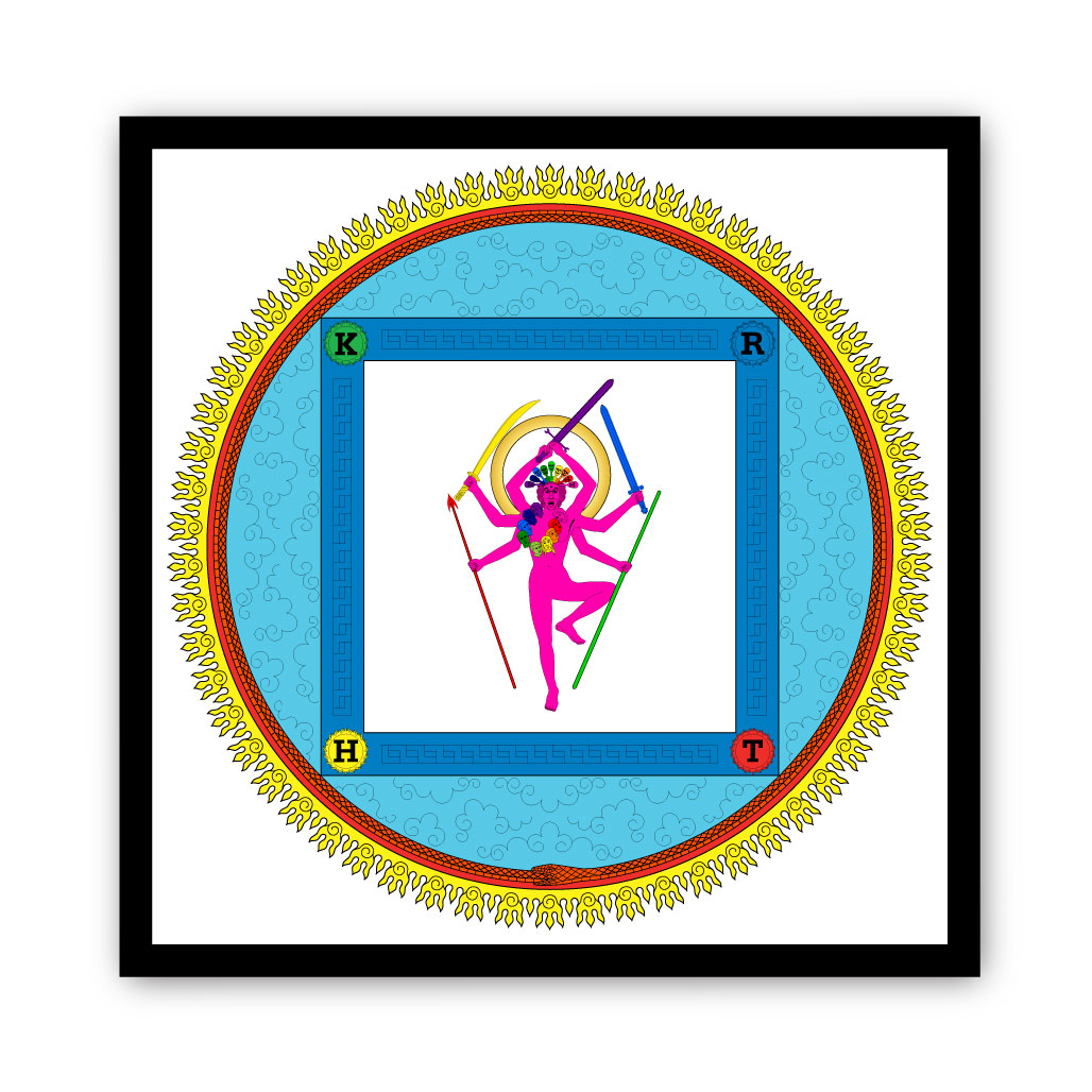 Mandala of the Fierce Divine Wisdom Deity™ yantra