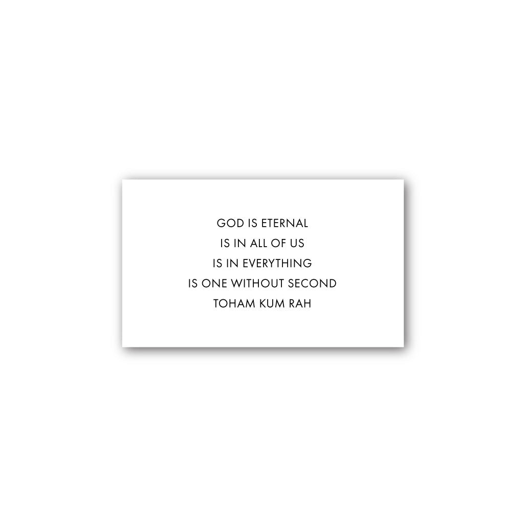 Declaration of Unity Card (Tiffany)