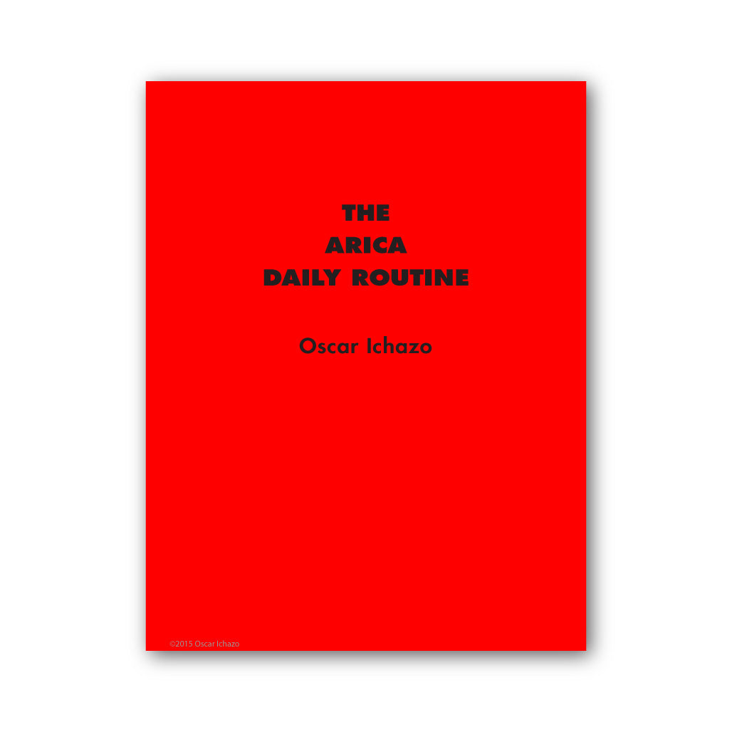 Cover for "The Arica Daily Routine" by Oscar Ichazo