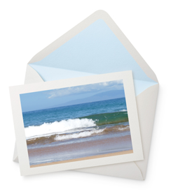 Ocean Light Greeting Card - 5½" x 4¼"