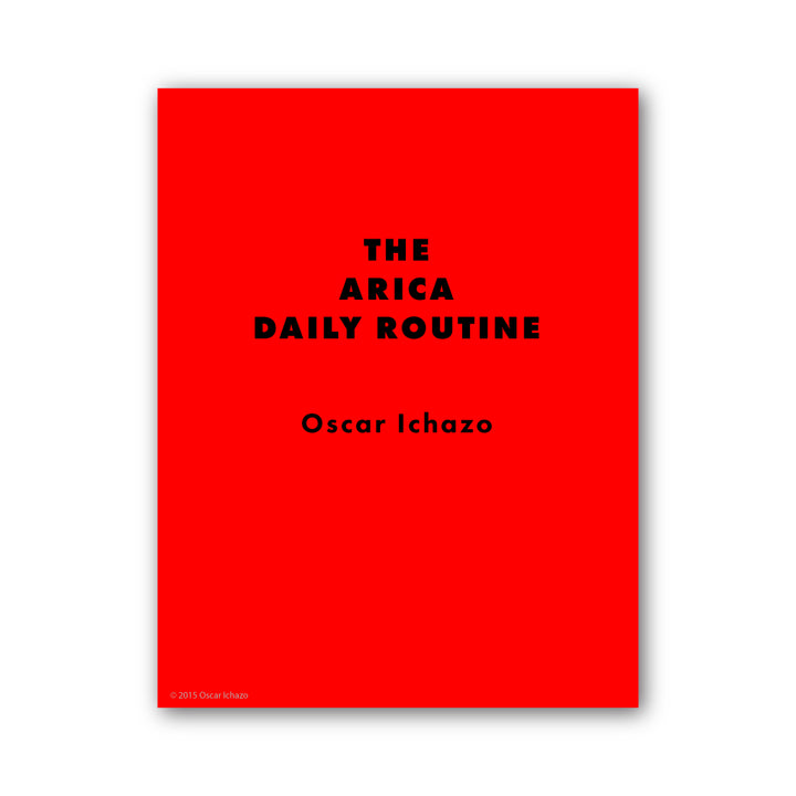 Cover for "The Arica Daily Routine" by Oscar Ichazo