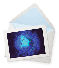 Aqua Insight Greeting Card